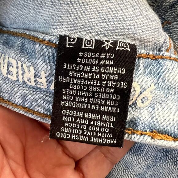 S.O.N.G. Women’s Light Blue Jeans,  Size 5/27, 90’s Boyfriend Jeans - Picture 9 of 9